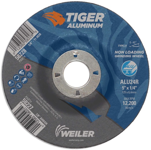 Picture of Weiler Abrasive 5 X 1/4 X 7/8 T27 24G Grinding Wheel Wheel Grinding